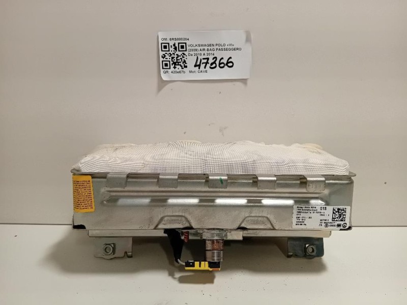 Air-bag Passeggero 6RS880204 Volkswagen POLO VI 2009