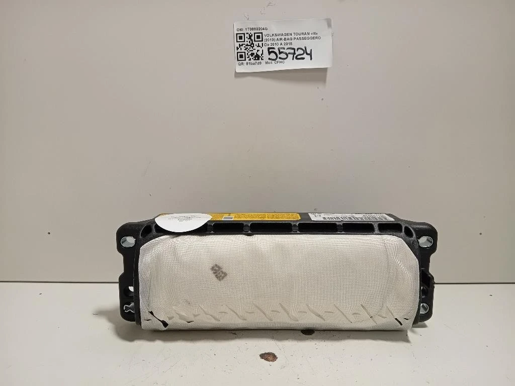 Air-bag Passeggero 1T0880204G Volkswagen Touran III 2010