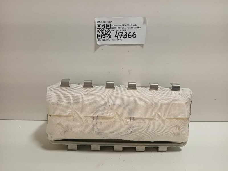 Air-bag Passeggero 6RS880204 Volkswagen POLO VI 2009