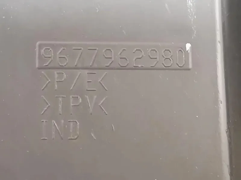 Convogliatore ARIA SX 9677962980 Peugeot 2008 I 2016