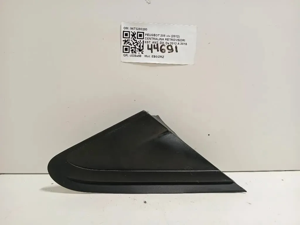 Coperchio BASE Retrovisore Esterno ANT DX 9673280280 Peugeot 208 I 2012