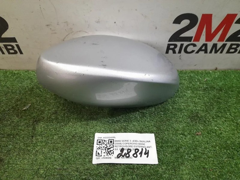 Coperchio BASE Retrovisore Esterno ANT SX A3332435L Bmw Serie 3 E90 Berlina 2005
