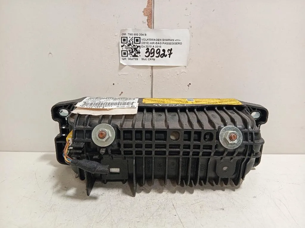 Air-bag Passeggero 7N0 880 204 B Volkswagen Sharan IV 2010