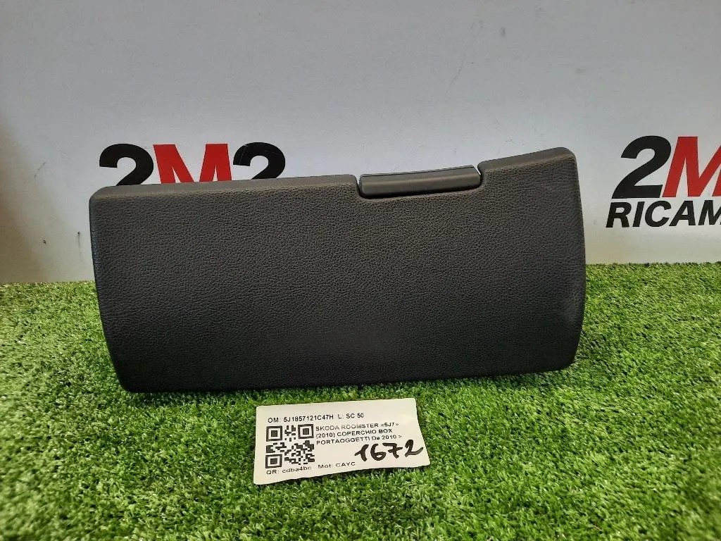 Coperchio BOX Portaoggetti 5J1857121C47H Skoda Roomster 5J7 2010