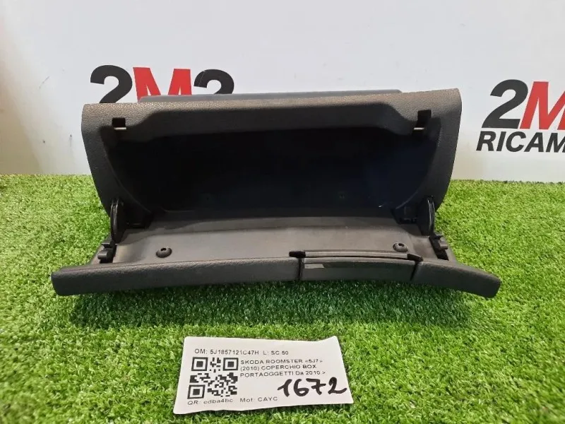 Coperchio BOX Portaoggetti 5J1857121C47H Skoda Roomster 5J7 2010