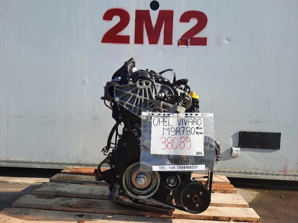 Motore Completo M9R780 114CV 84KW Opel Vivaro A 2007