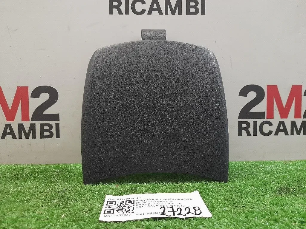 Coperchio Bracciolo Console Centrale 51167078563 Bmw Serie 1 E87 Berlina 2005