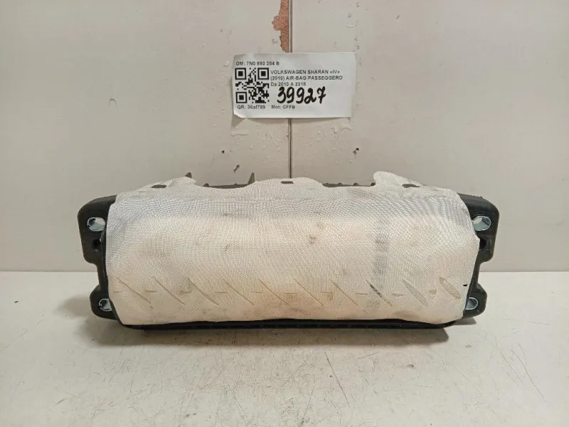 Air-bag Passeggero 7N0 880 204 B Volkswagen Sharan IV 2010