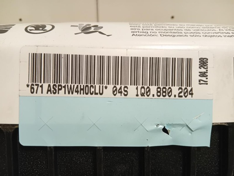 Air-bag Passeggero 1Q0 880 204 Volkswagen Tiguan I 2011