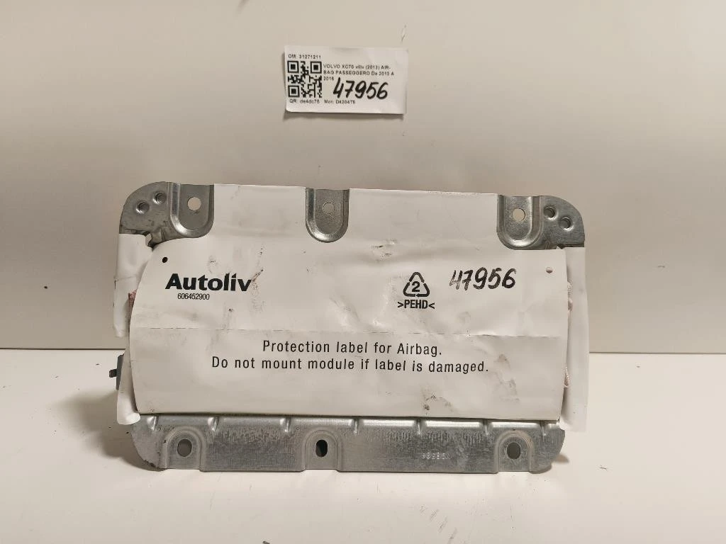 Air-bag Passeggero 31271211 Volvo XC70 III 2013