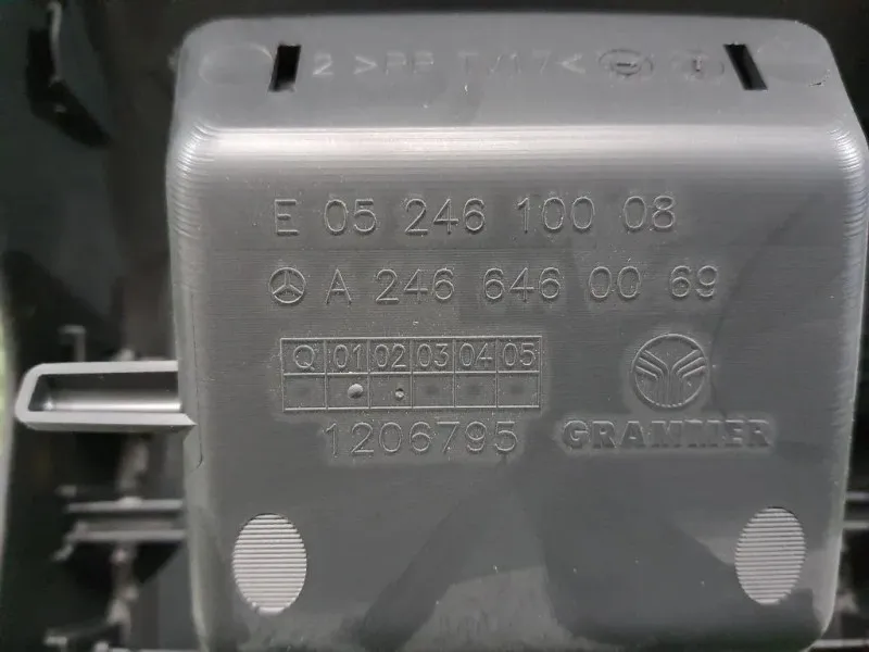 Coperchio Console Centrale POST A2466801450 Mercedes Classe B W246 2012