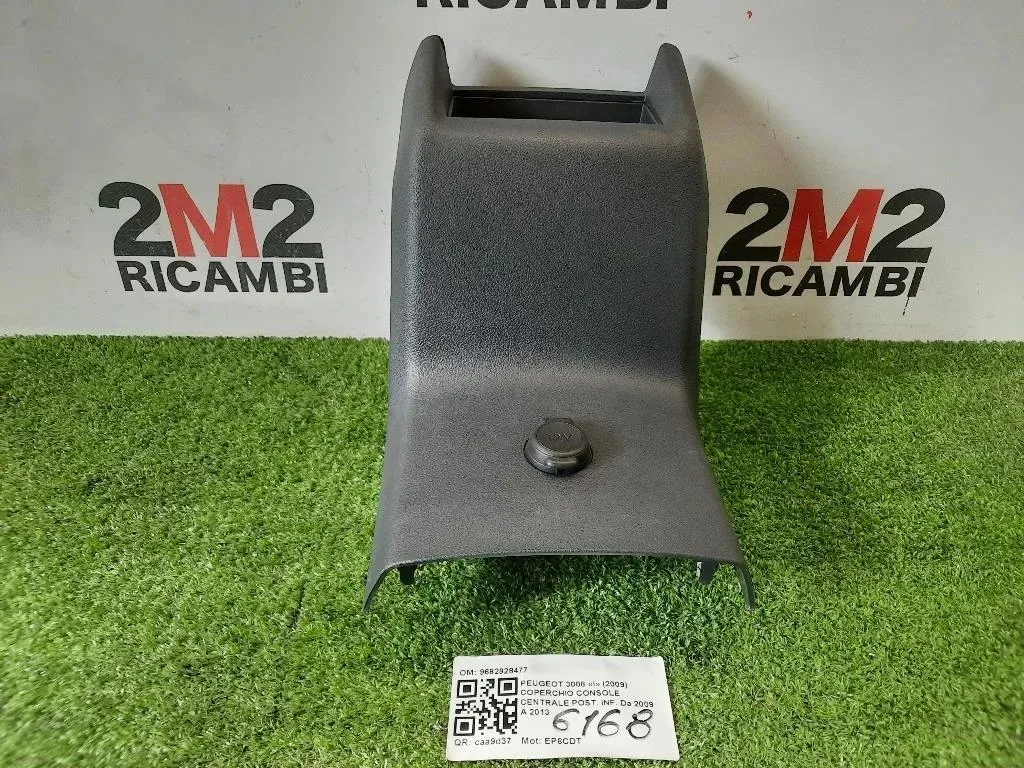 Coperchio Console Centrale POST INF 9682928477 POSTERIORE Peugeot 3008 I 2009