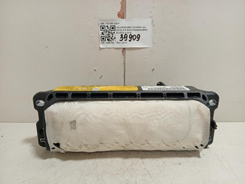 Air-bag Passeggero 1T0 880 204 F Volkswagen Touran III 2010