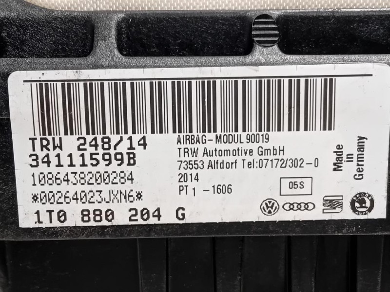 Air-bag Passeggero 1T0880204G Volkswagen Touran III 2010
