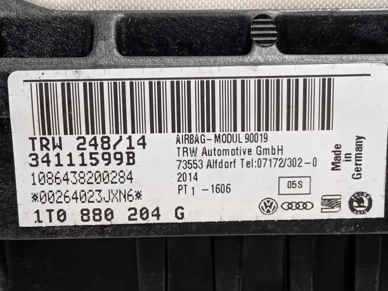 Air-bag Passeggero 1T0880204G Volkswagen Touran III 2010