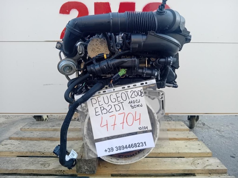 Motore Completo EB2DT 110 CV80KW Peugeot 2008 I 2013
