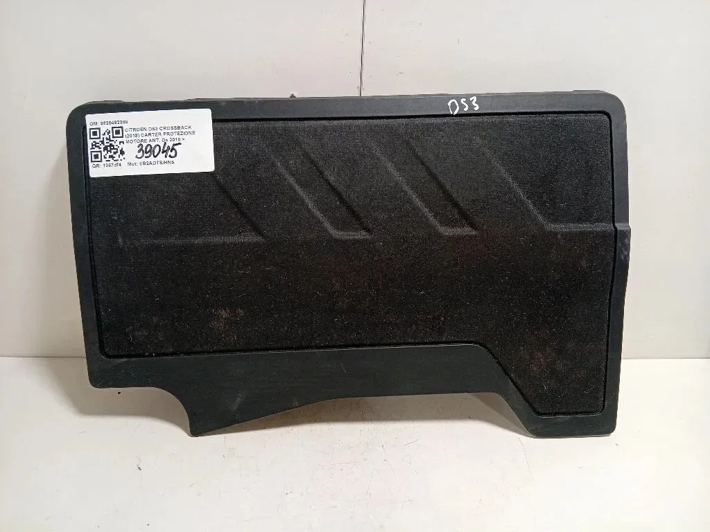 Coperchio Insonorizzante Motore 9825492380 Citroen DS3 Crossback 2018