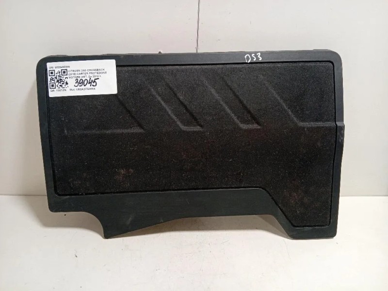 Coperchio Insonorizzante Motore 9825492380 Citroen DS3 Crossback 2018