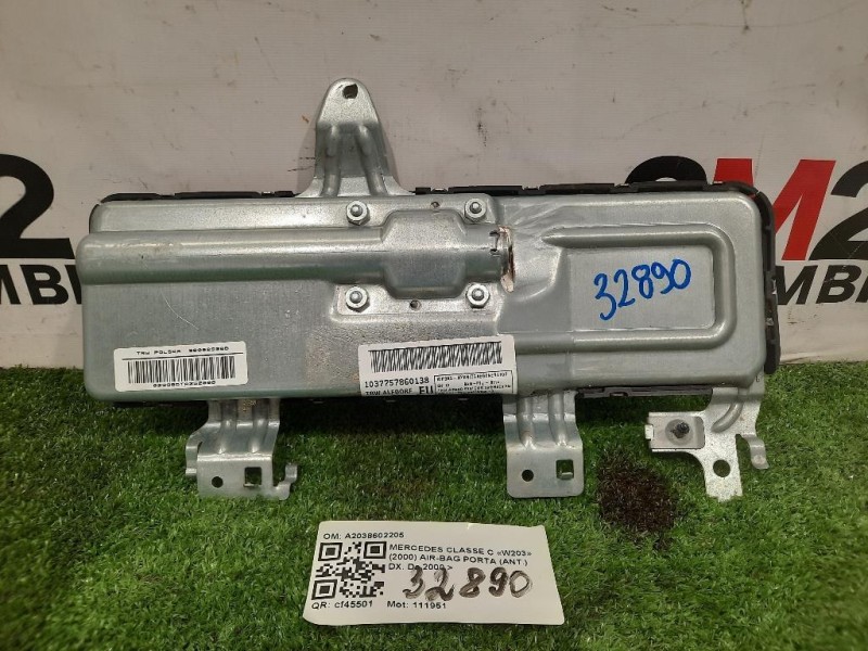 Air-bag Porta ANT DX A2038602205 Mercedes Classe C W203 2000