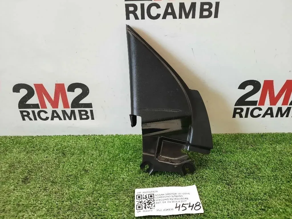 Coperchio Interno Specchio Retrovisore ANT SX 802934EA2A Nissan Qashqai II 2014