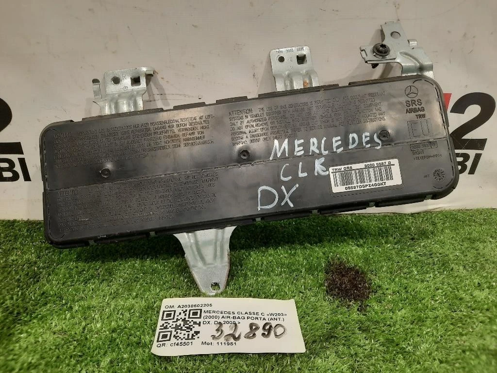 Air-bag Porta ANT DX A2038602205 Mercedes Classe C W203 2000