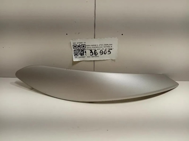 Coperchio Maniglia Porta INT ANT SX 276487 10 Bmw Serie 3 F30 Berlina 2012
