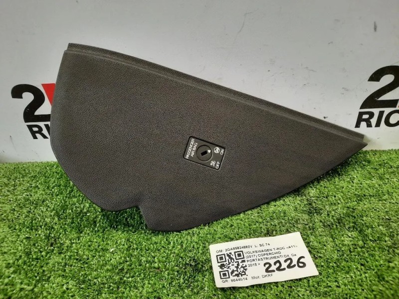 Coperchio Portastrumenti DX 2GA85824882V Volkswagen T-roc 2017