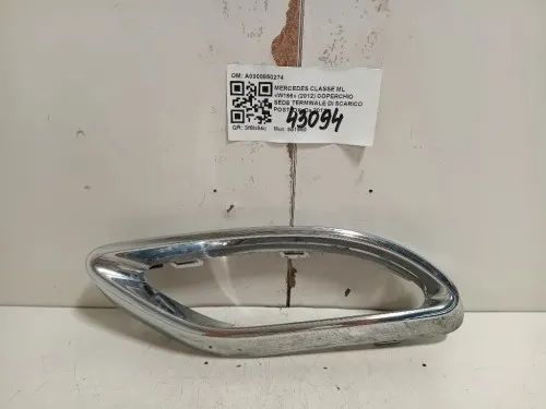 Coperchio SEDE Terminale DI Scarico POST DX A0008850274 Mercedes Classe ML W166 2012