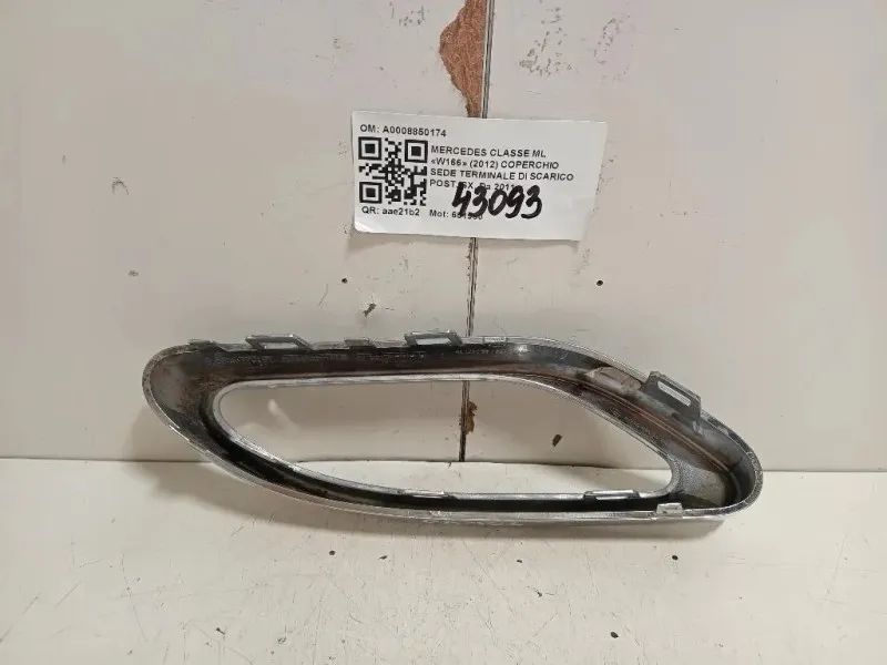 Coperchio SEDE Terminale DI Scarico POST SX A0008850174 Mercedes Classe ML W166 2012