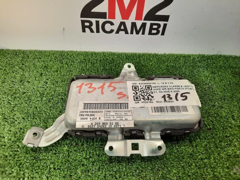 Air-bag Porta POST SX A2038600105 Mercedes Classe E W211 2002