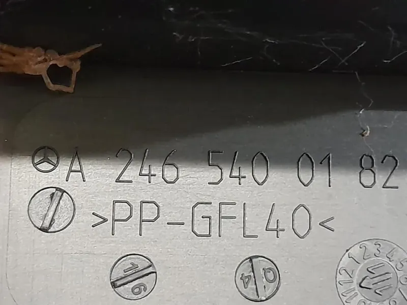 Copertura Batteria A2465400182 Mercedes Classe B W246 2012