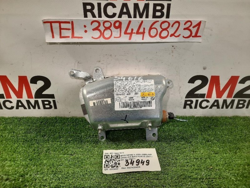 Air-bag Porta ANT DX 601 1905 00 C Bmw Serie 5 E60 Berlina 2004