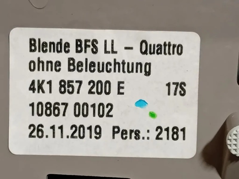 Copertura Display Cruscotto 4K1 857 200 E Audi A6 4a5c8 Avant 2018 Copertura Display Cruscotto 4K1 857 200 E Audi A6 4a5c8 Avant 2018