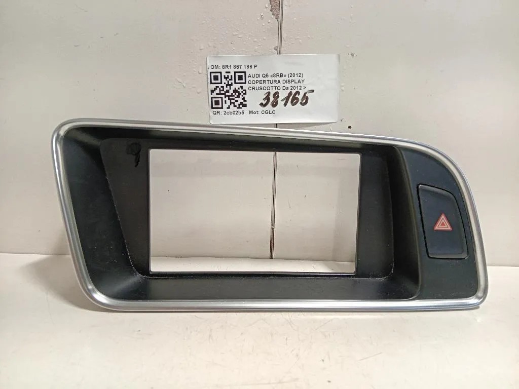 Copertura Display Cruscotto 8R1857186P3Q7 Audi Q5 8RB 2012