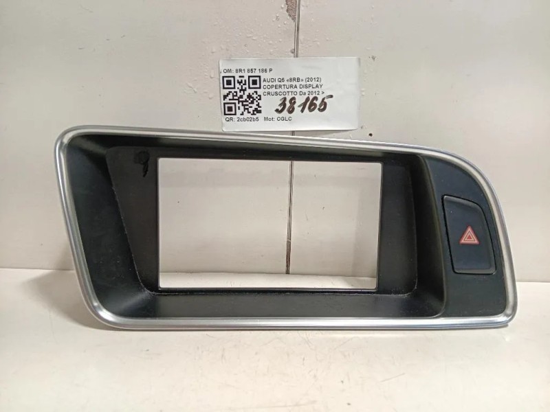 Copertura Display Cruscotto 8R1857186P3Q7 Audi Q5 8RB 2012