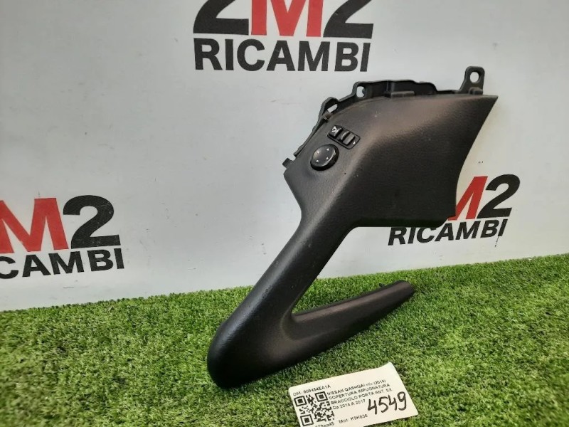 Copertura Impugnatura Bracciolo Porta ANT SX REGOLAZIONE RETROVISORI SPECCHIETTI Nissan Qashqai II 2014
