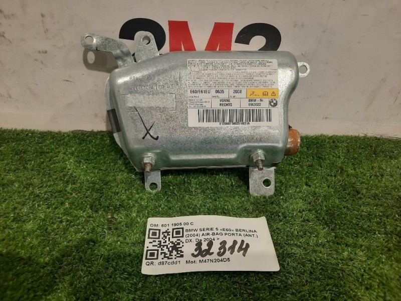Air-bag Porta ANT DX 601 1905 00 C Bmw Serie 5 E60 Berlina 2004