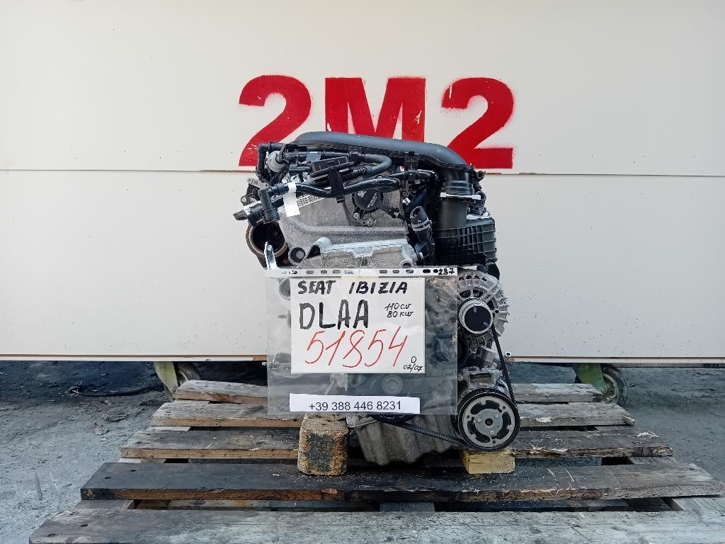 Motore Completo DLAA 110 CV 80 KW Seat Ibiza VI KJ1 2017
