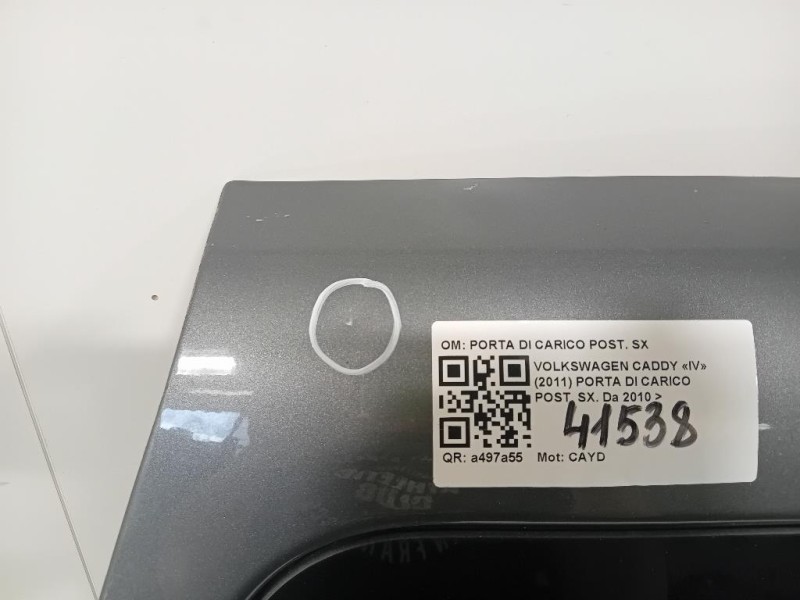 Porta DI Carico POST SX 2K0827091H Volkswagen Caddy IV 2011