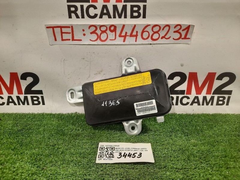 Air-bag Porta ANT DX 347055130040 Bmw Z4 E85 Cabrio 2003