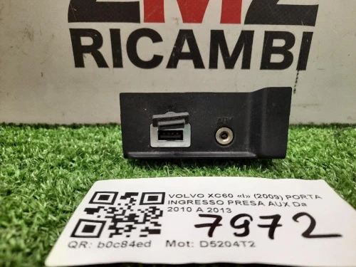 Porta Ingresso Presa AUX PRESA USB AUX Volvo XC60 I 2009