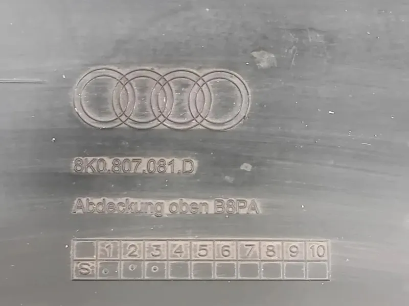 Copertura Interna Griglia Radiatore ANT 8K0 807 081 D Audi A4 8K5 Avant 2008