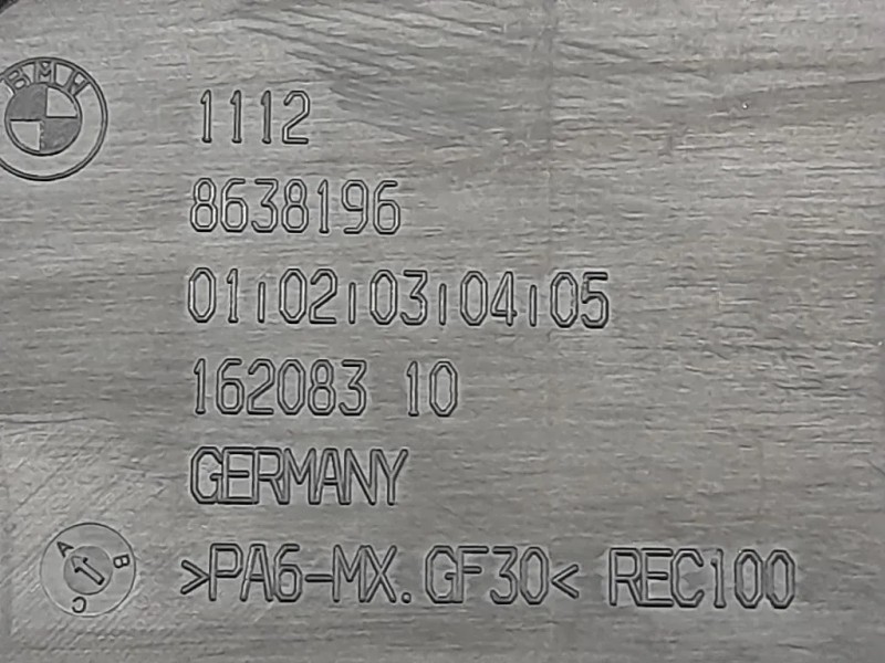 Copertura Interna Griglia Radiatore ANT 8638196 Bmw Serie 1 F20 Berlina 2012