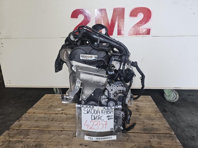 Motore Completo DKRC 110 CV 81 KW 04C100098N Skoda Fabia NJ3 2018