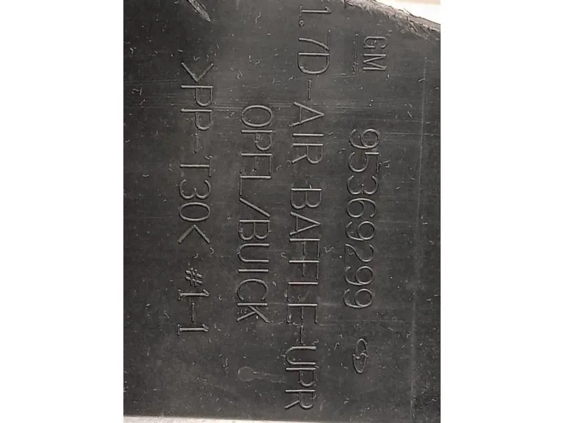 Copertura Interna Griglia Radiatore ANT 95369299 Opel Mokka 2013