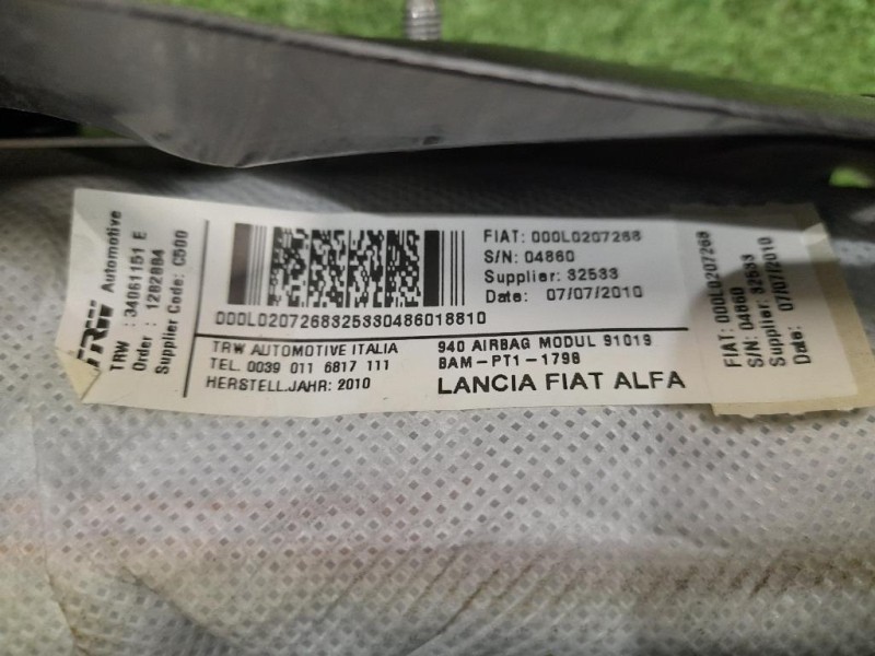 Air-bag Sedile ANT DX 000L0207268 Alfa Romeo Giulietta 2010