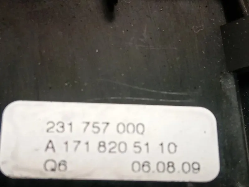 Copertura LEVA Cambio A1716800136 Mercedes Classe SLK R171 2004