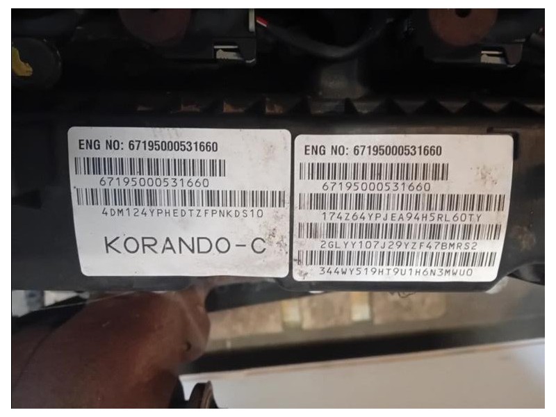 Motore Completo D20DTF 150 CV110KW Ssangyong Korando III 2011