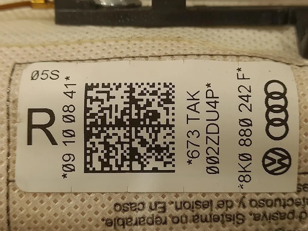 Air-bag Sedile ANT DX 8K0 880 242 P Audi A4 8K5 Avant 2008