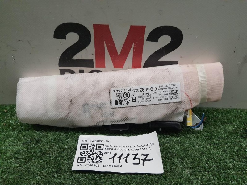 Air-bag Sedile ANT DX 8W5880242K Audi A4 8W2 2015